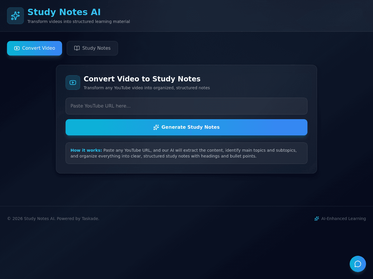 Study Note Converter