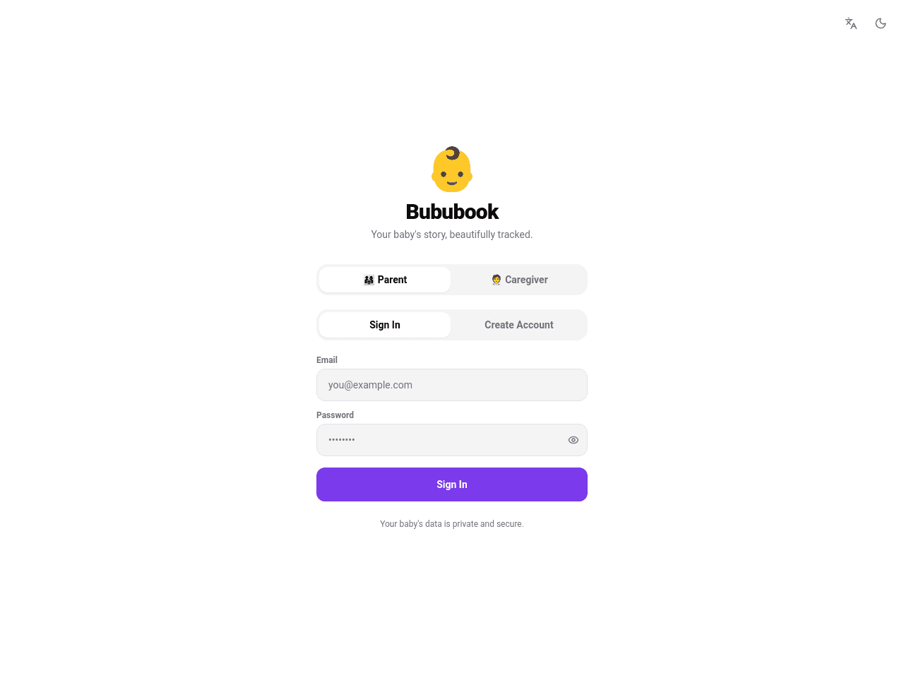 Baby Routine Dashboard