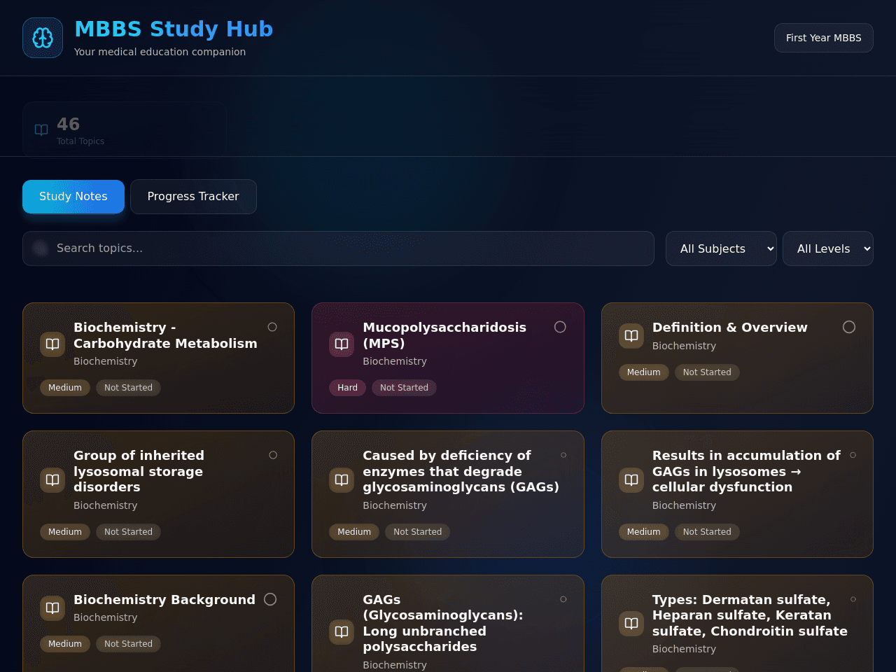 Biochem Study Portal