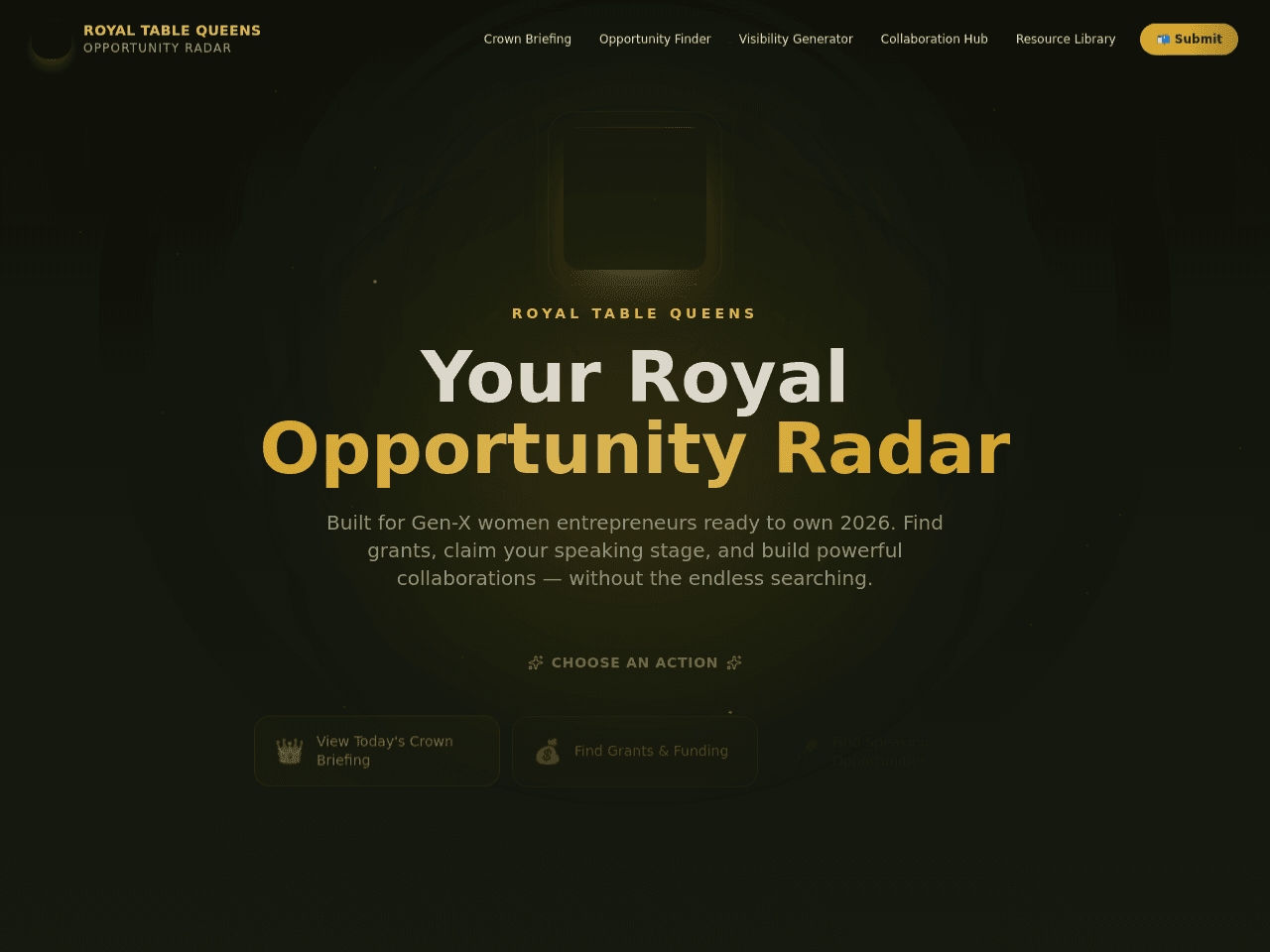 Opportunity Radar Portal