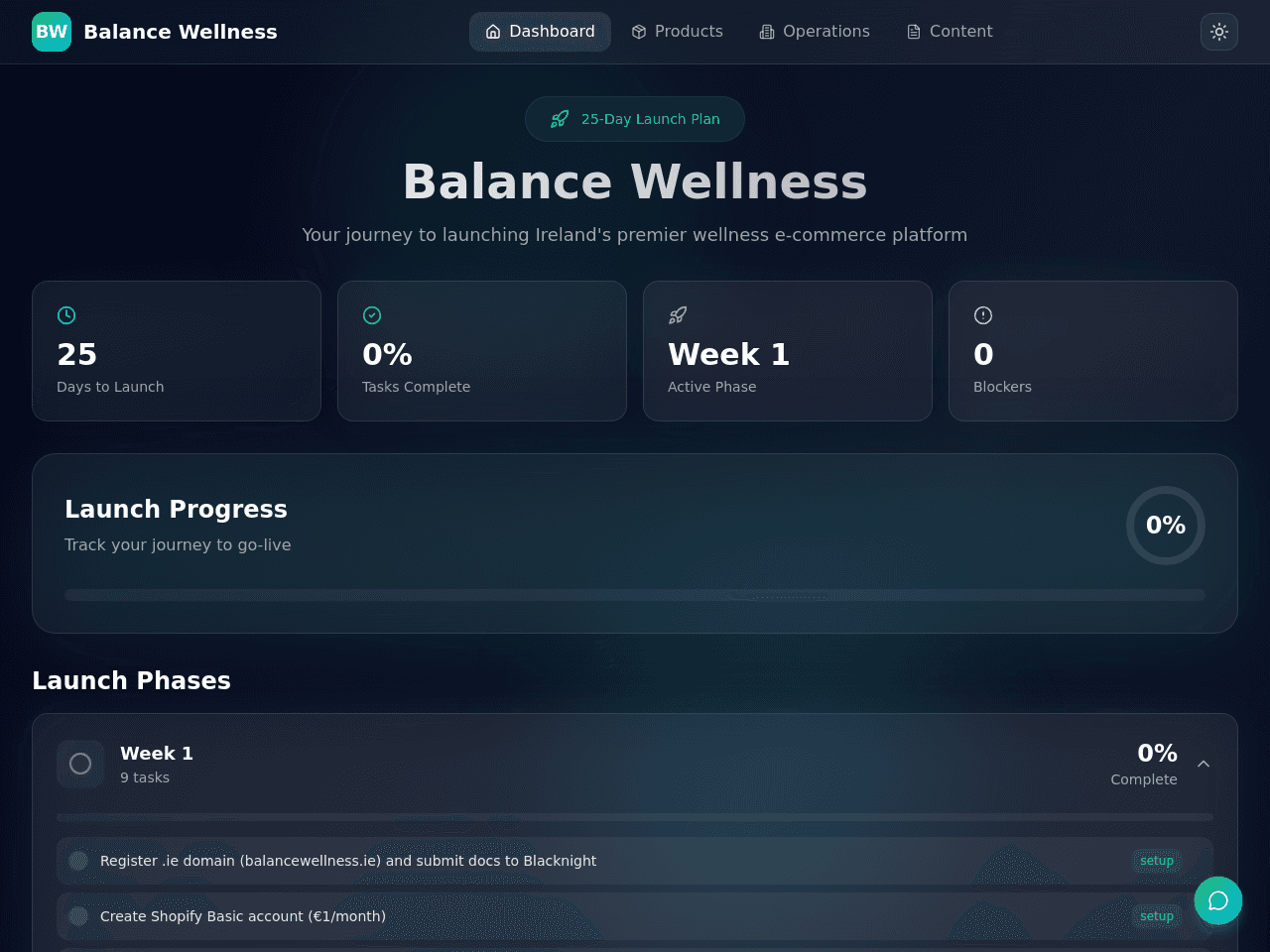 Launch Growth Dashboard