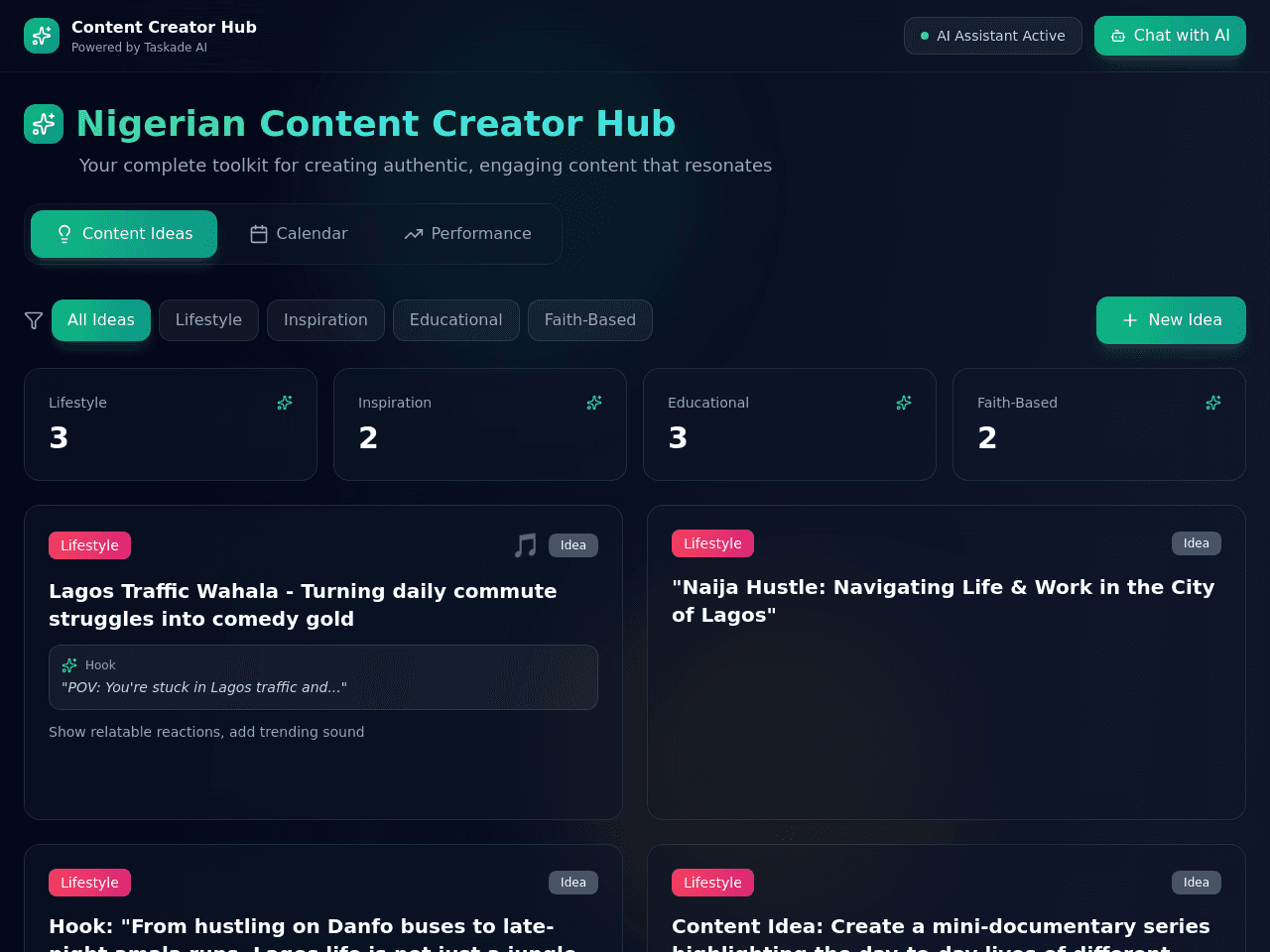 Content Idea Studio