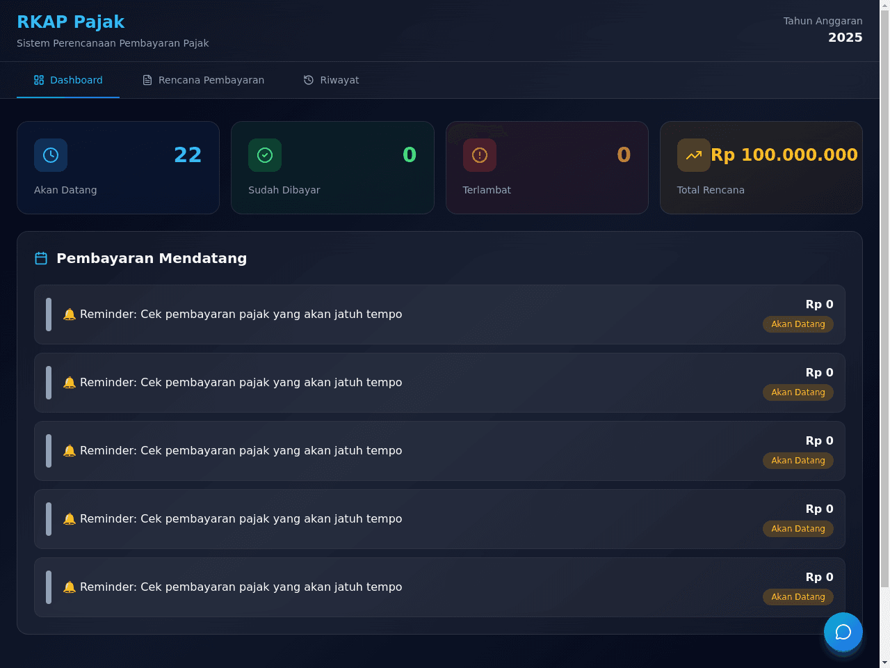 Tax Plan Portal