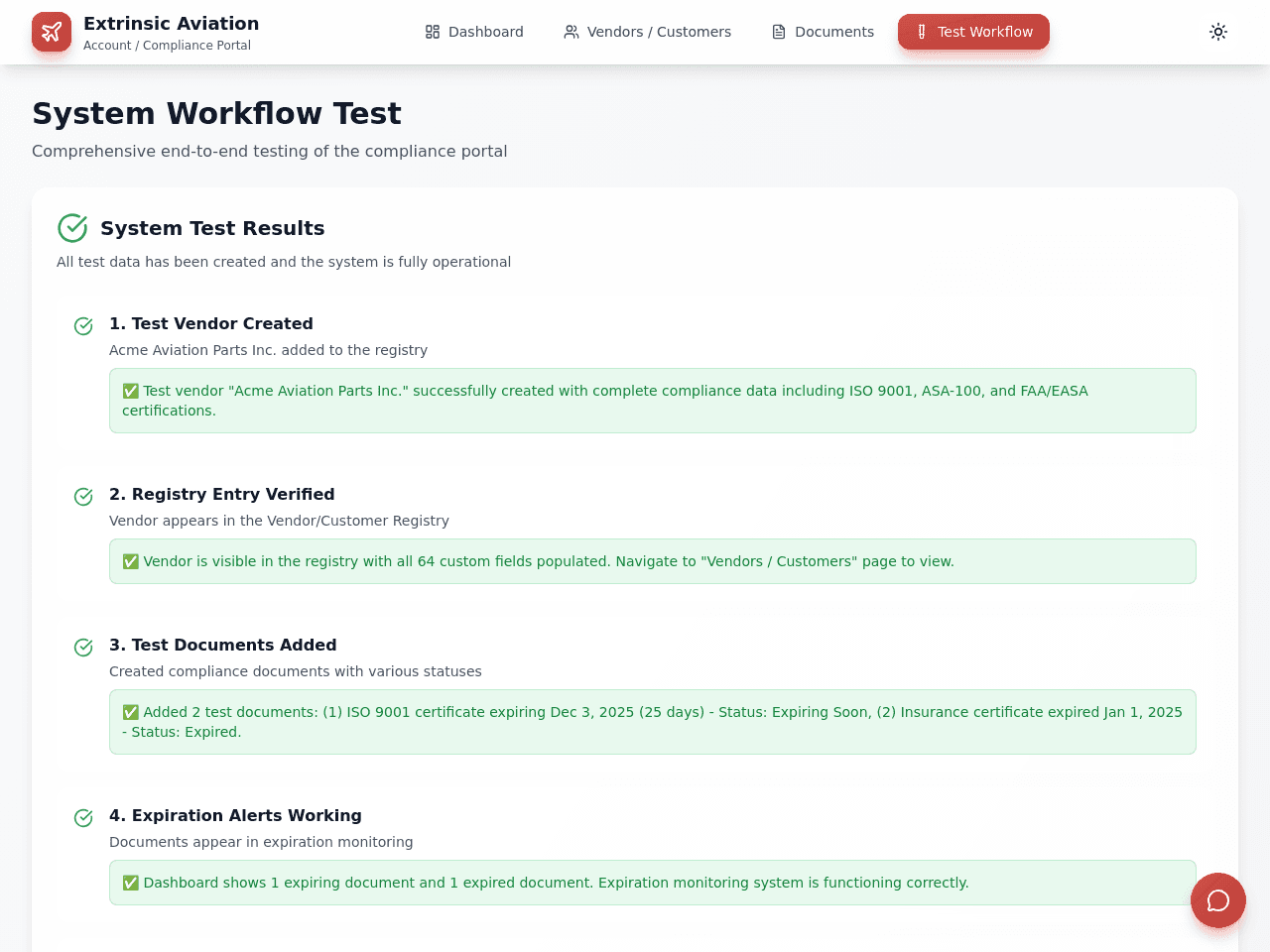 KYA - Vendor / Customer Compliance