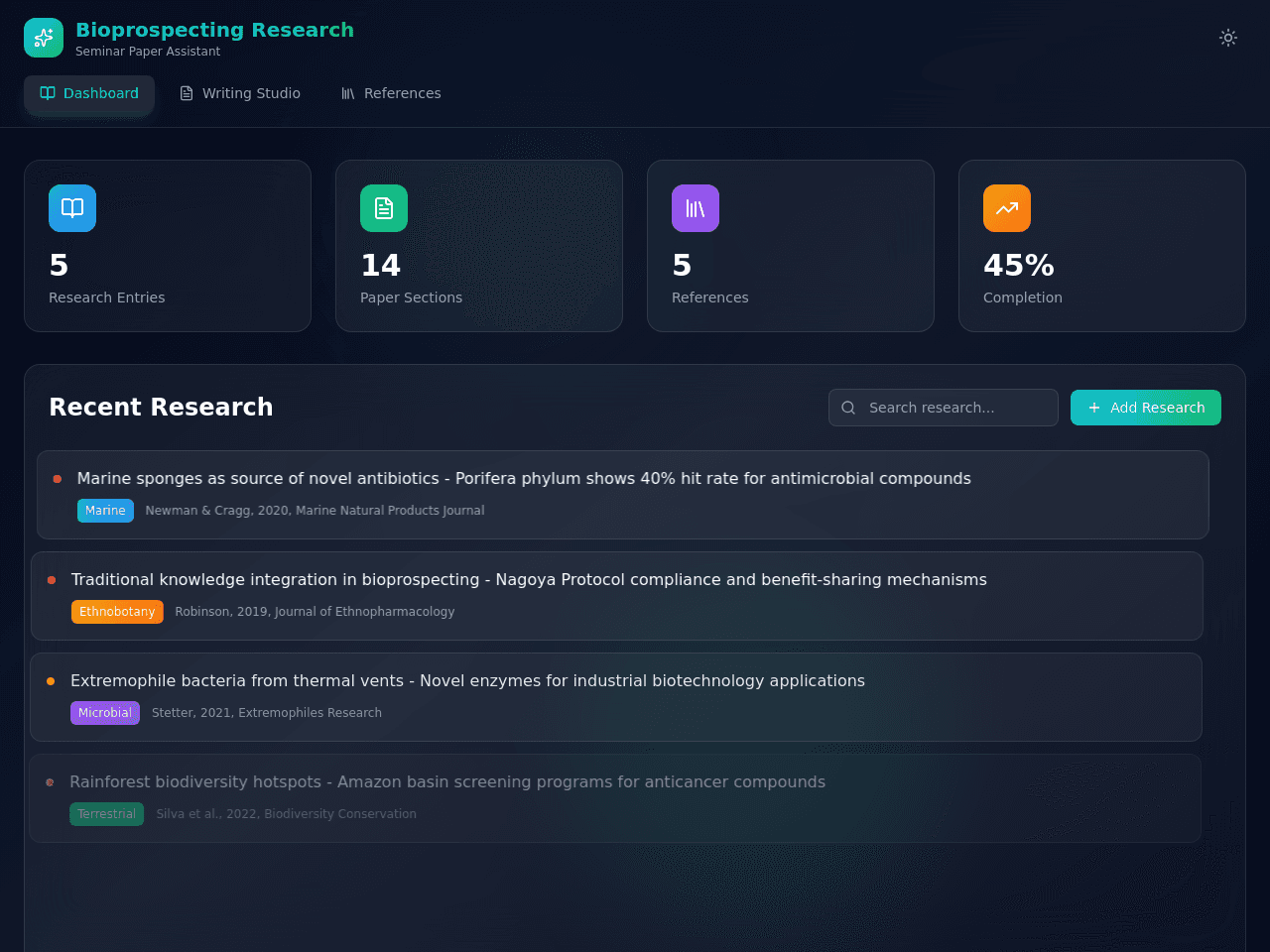 Seminar Bio Portal