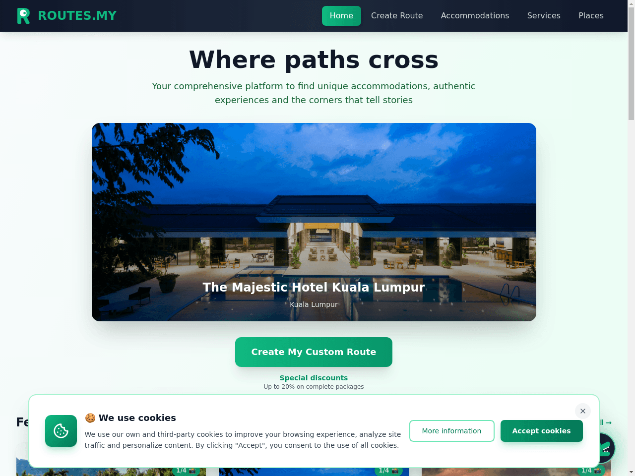 Routes Tourism App