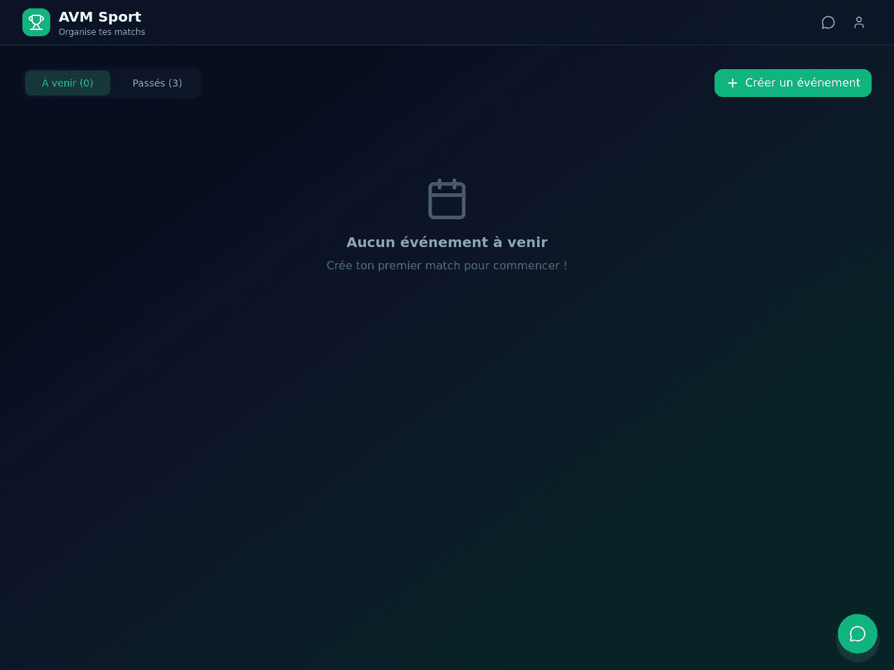 Sport Match Portal