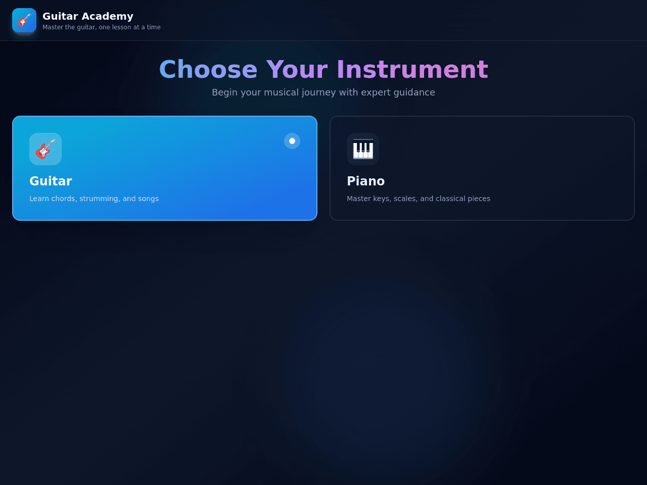 Guitar Learning Studio