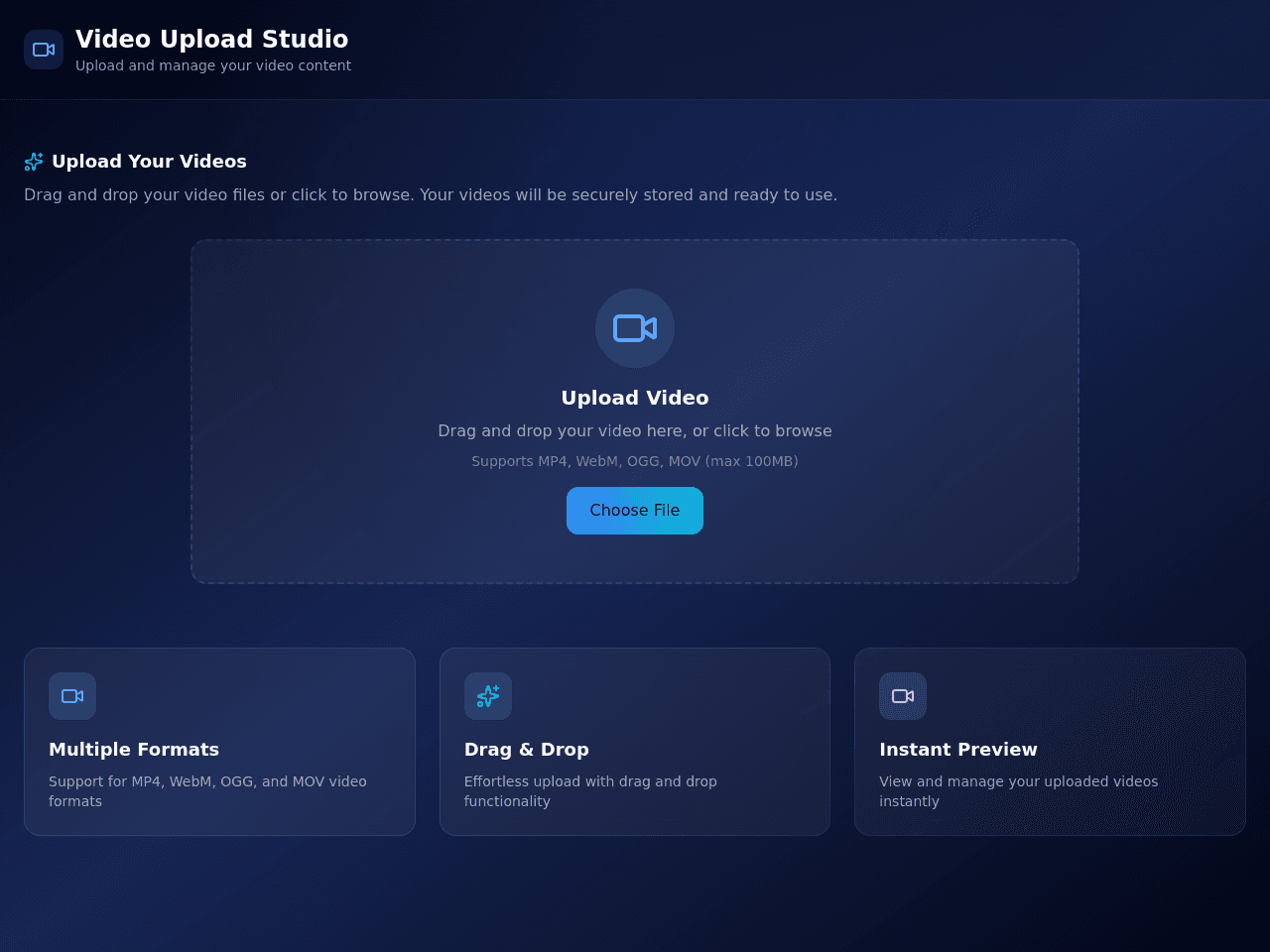 Video Upload Portal
