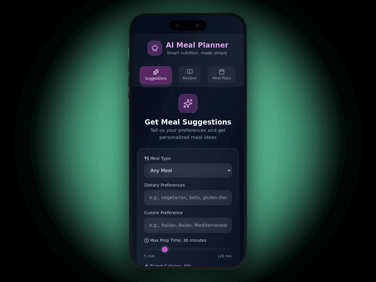 AI meal planner