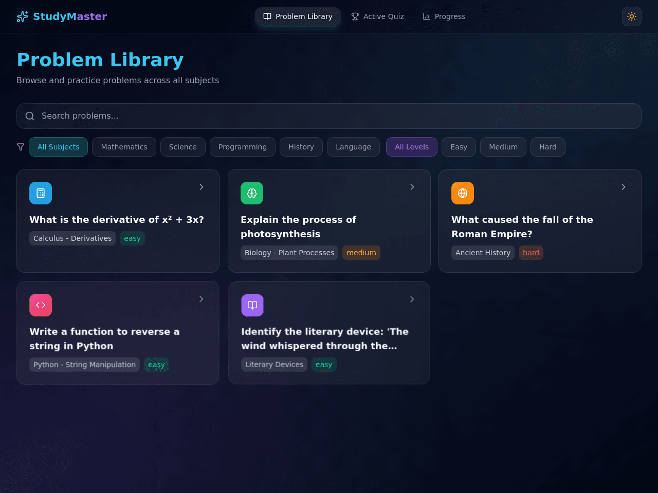 Problem Study Portal
