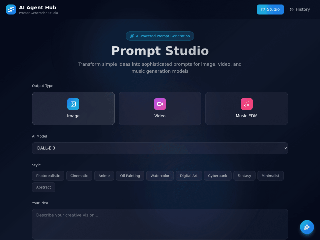 Agent Prompt Studio