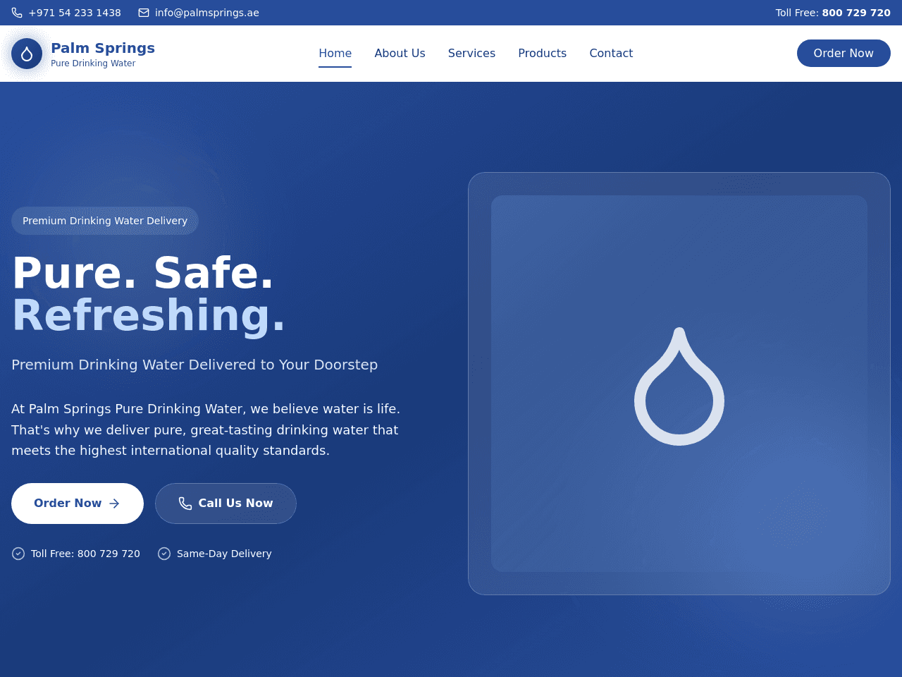 Water Purity Dashboard