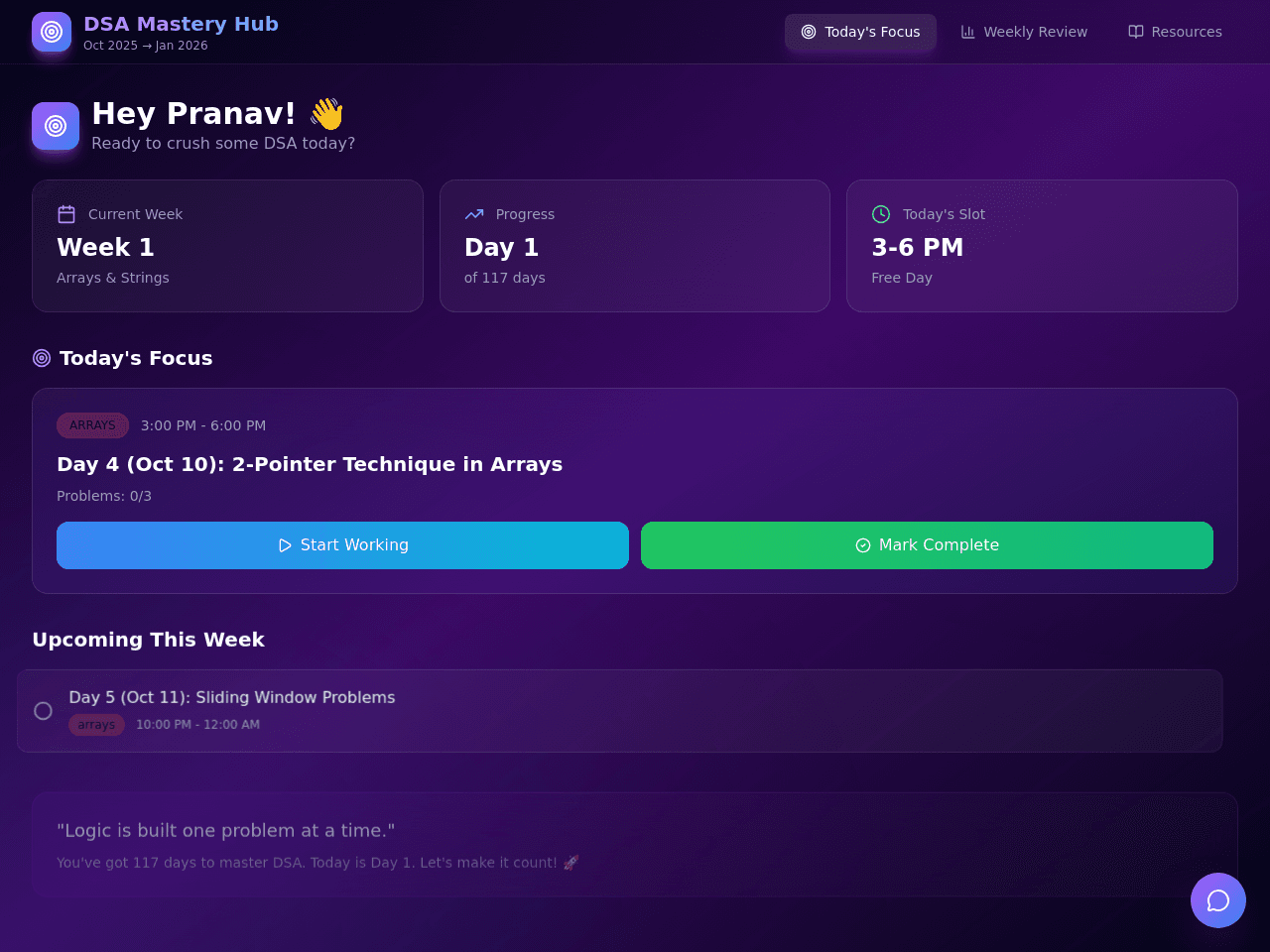 Focus Flow Dashboard