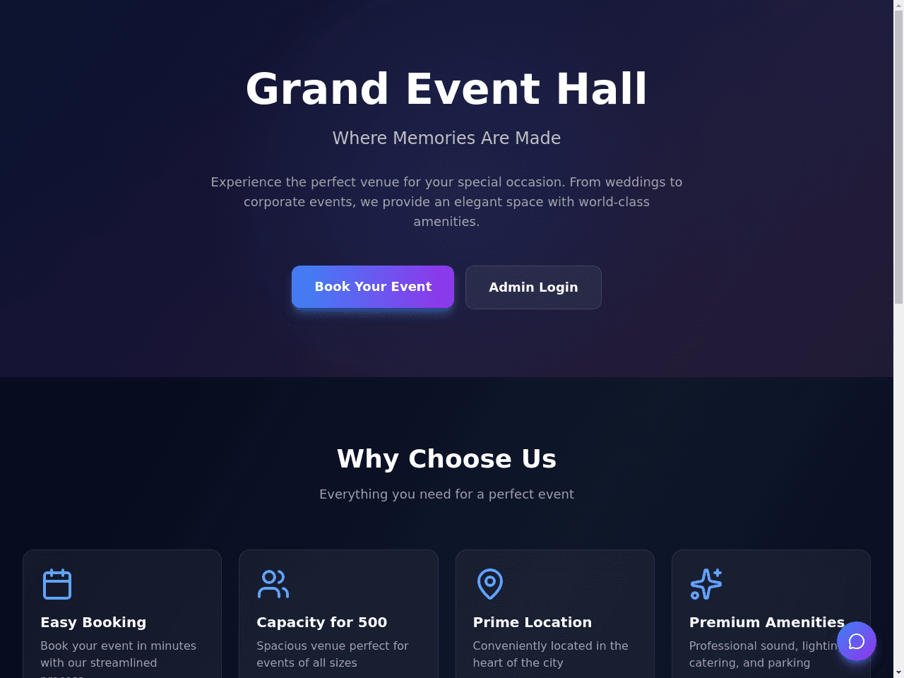Event Manager Portal