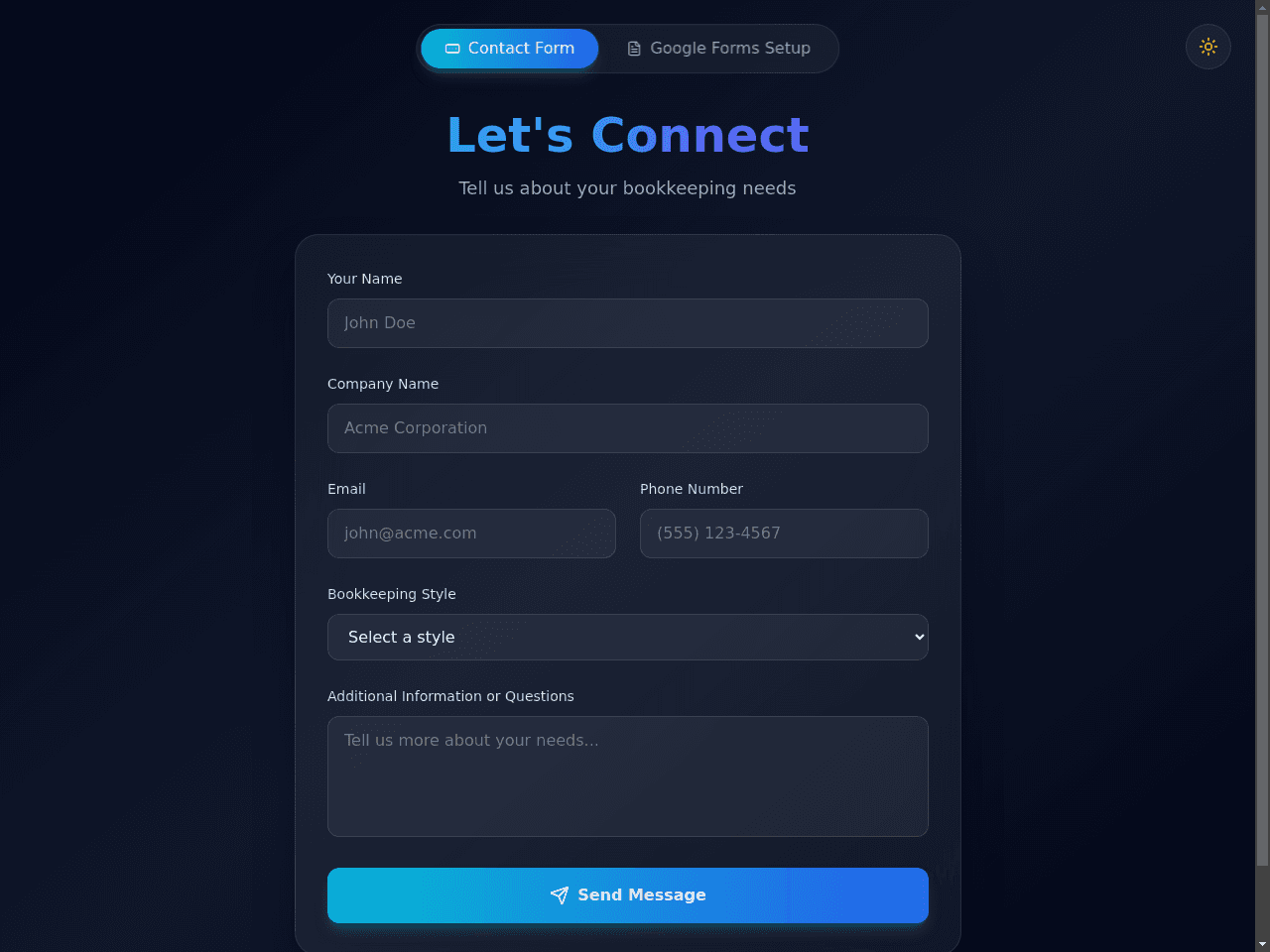 Client Contact Portal