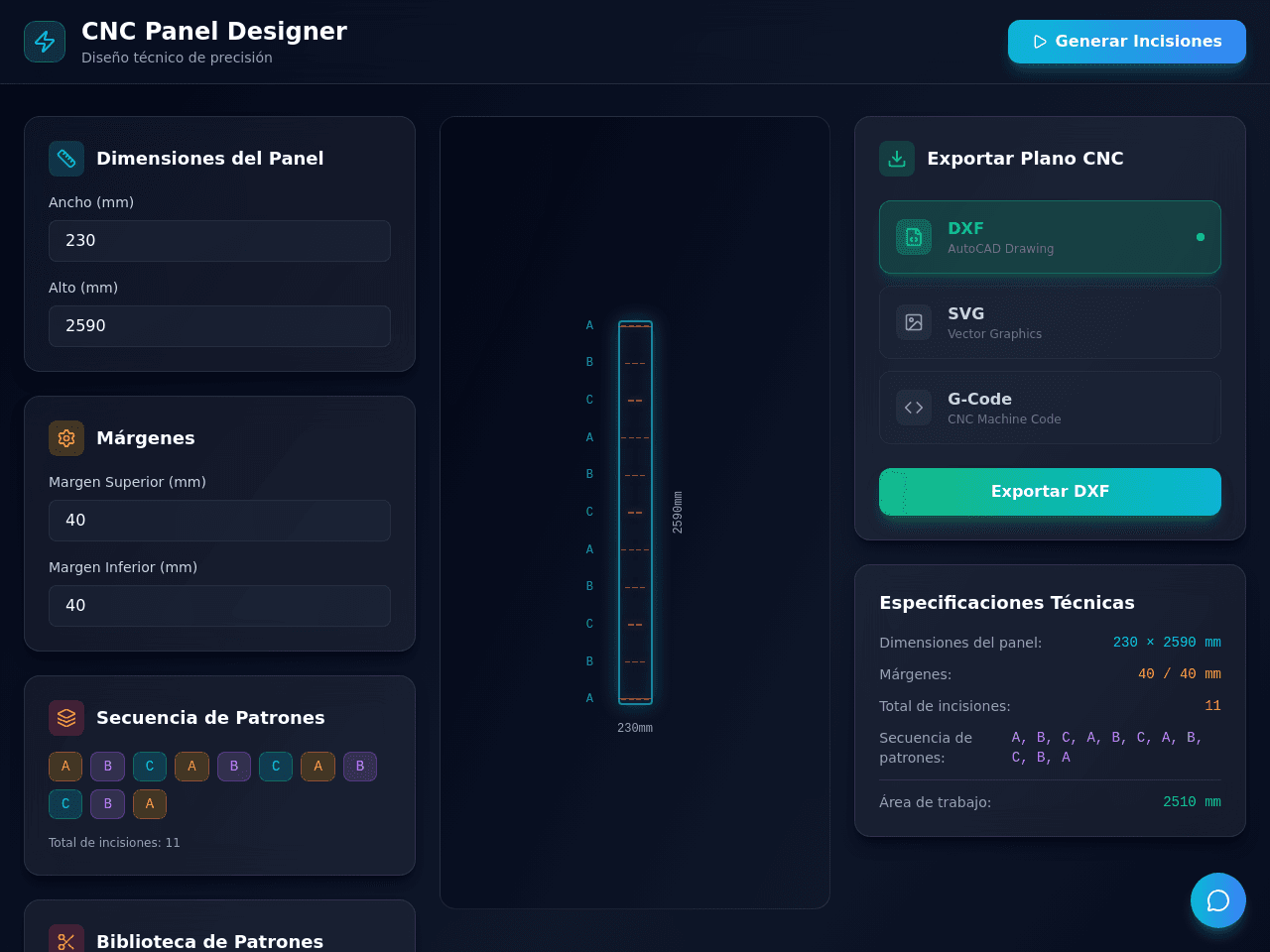 Pattern Panel Designer