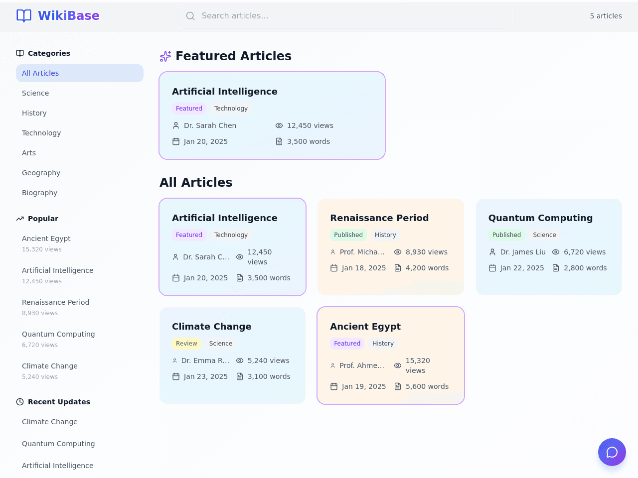 Knowledge Portal