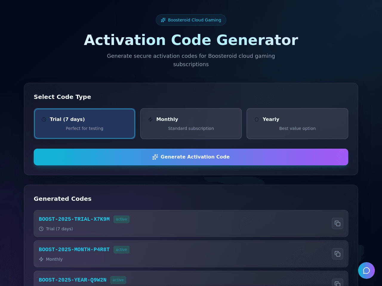 Code Activation Studio