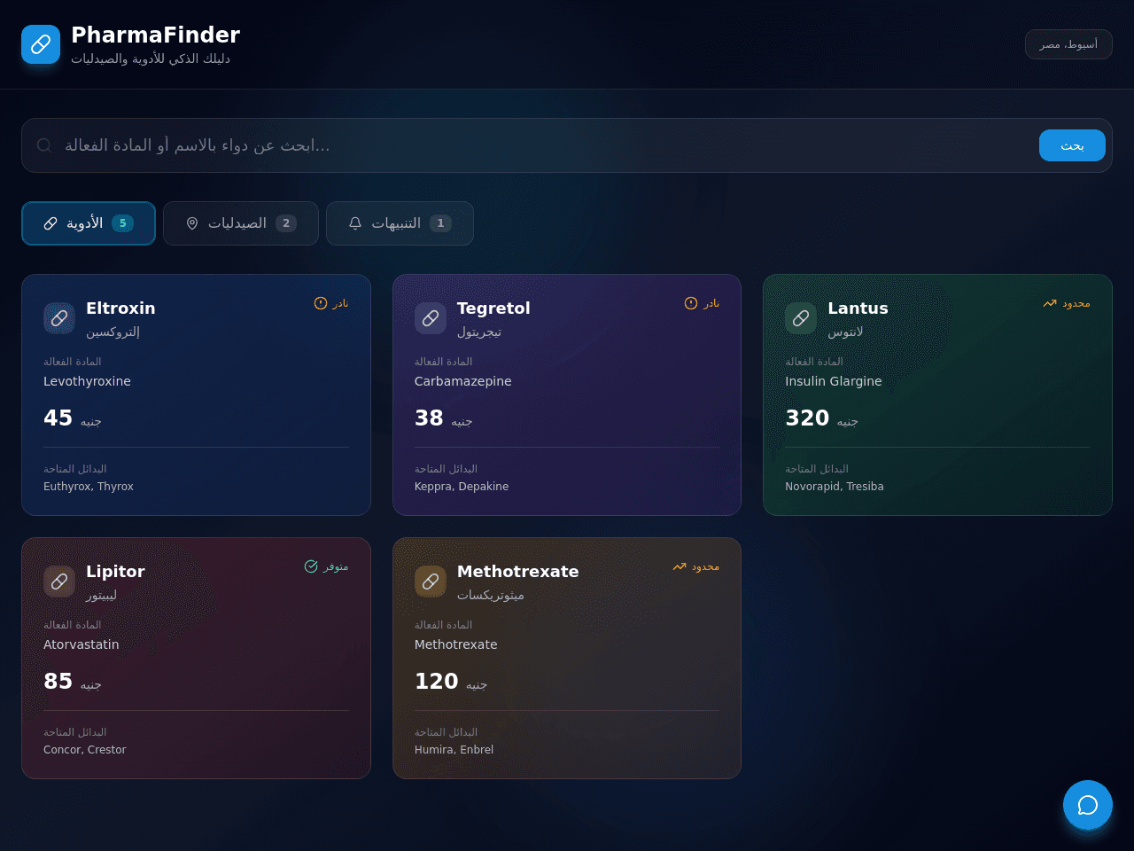Pharma Track Dashboard