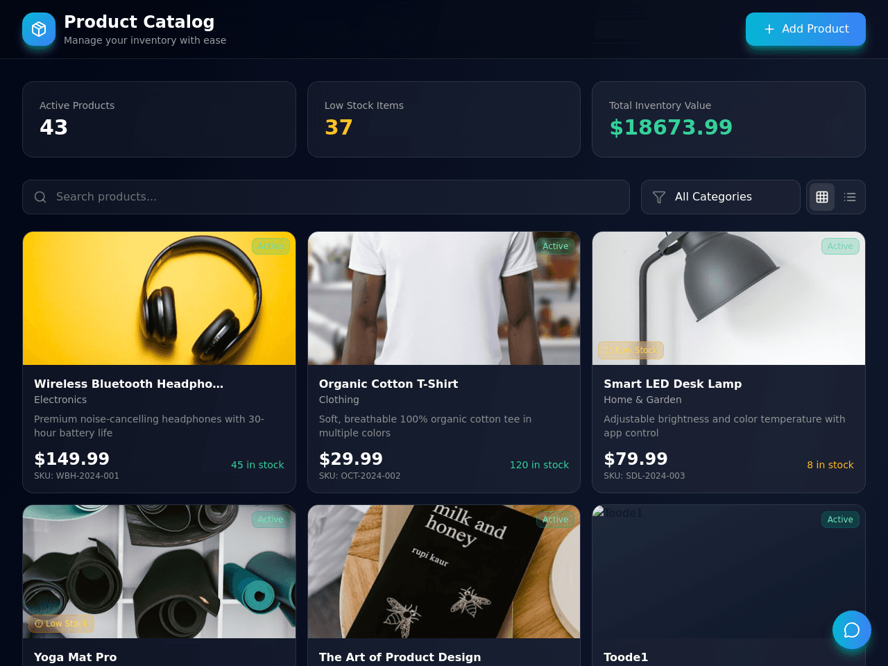 Catalog Sync Board