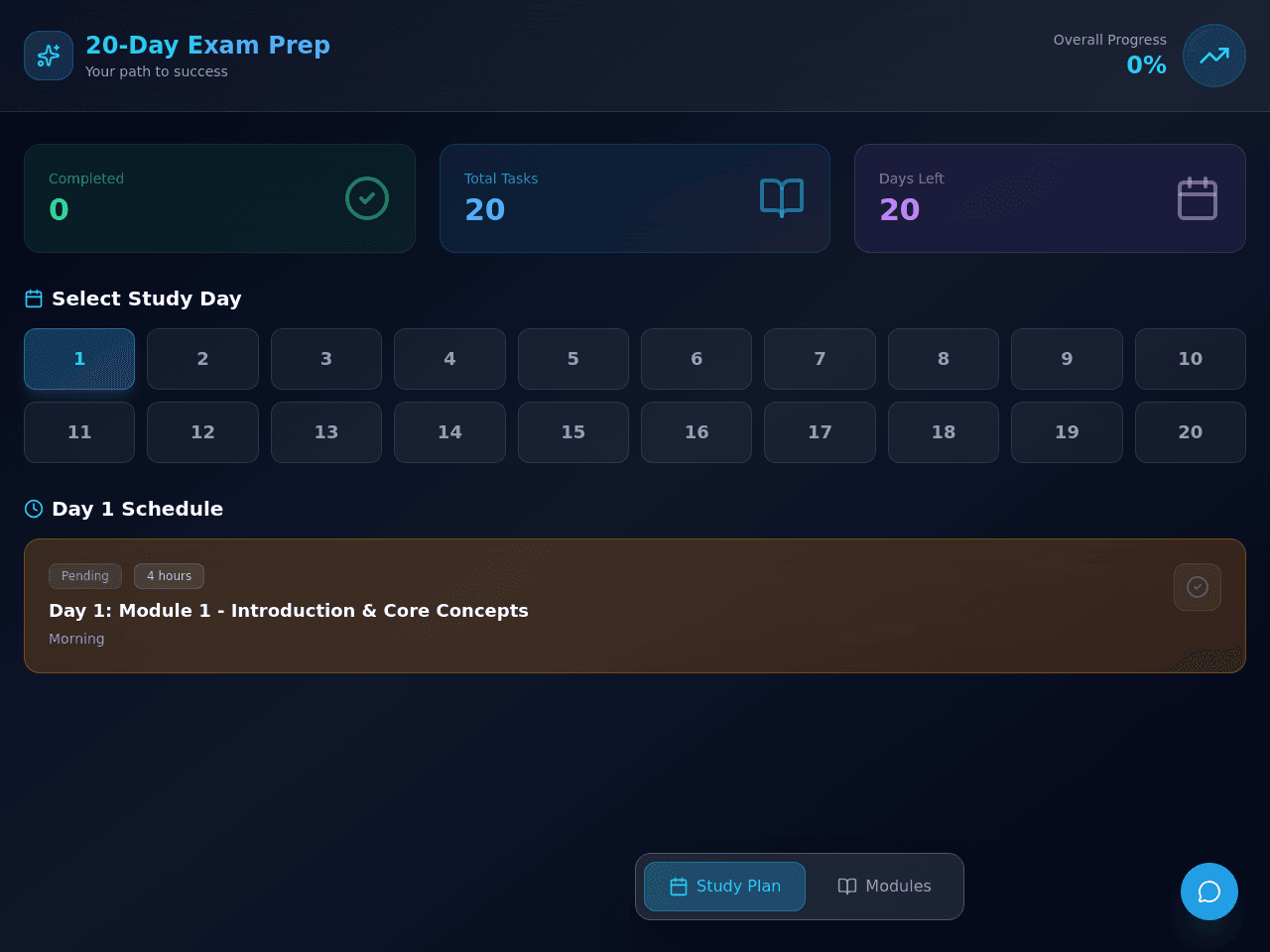 Study Plan Portal