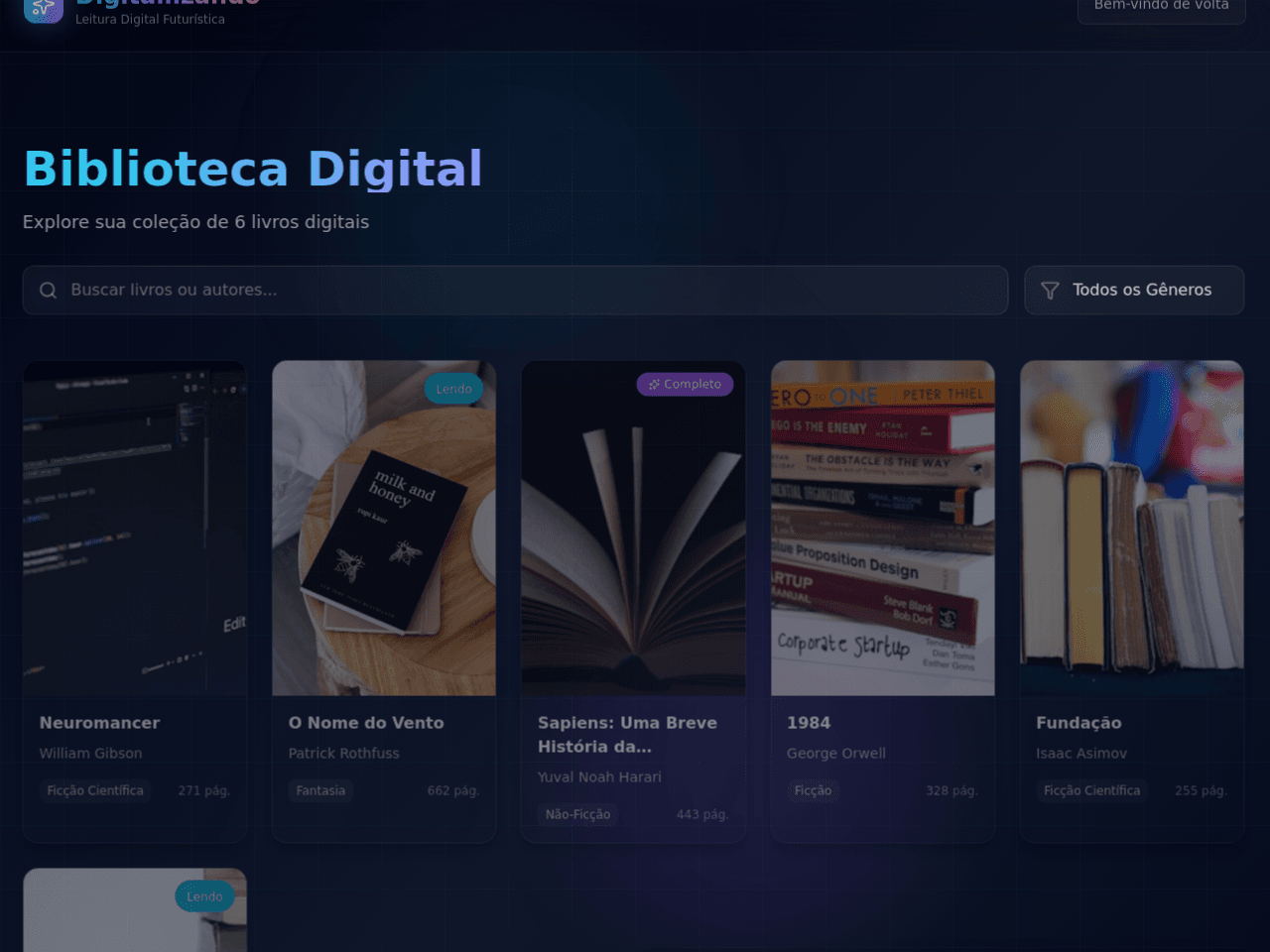 Futuristic Book Portal