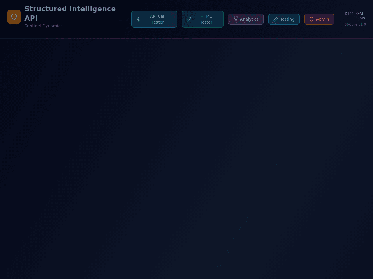 Intelligence Key Portal