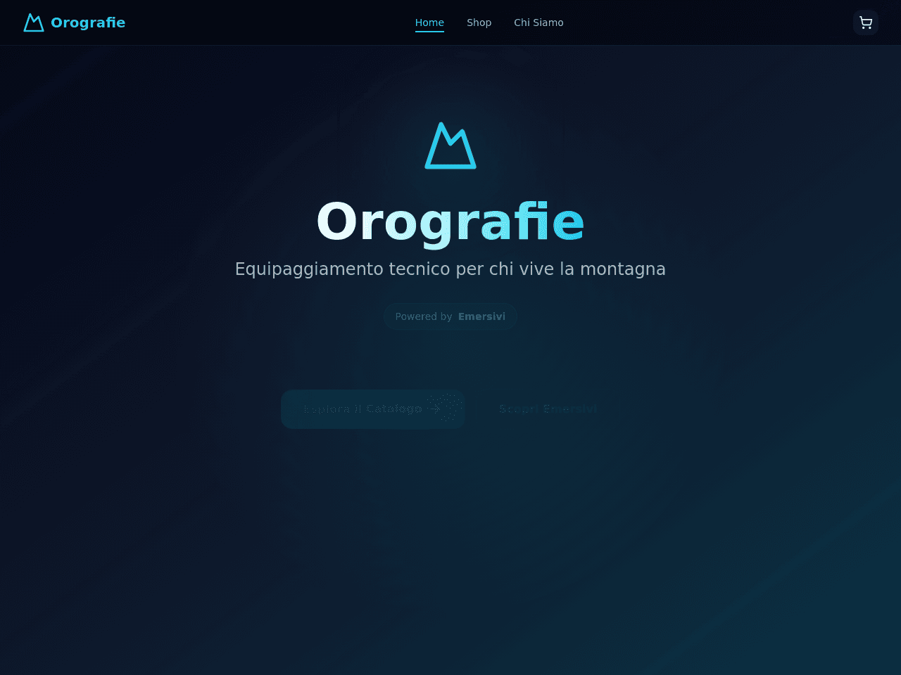 Orografie Showcase Portal