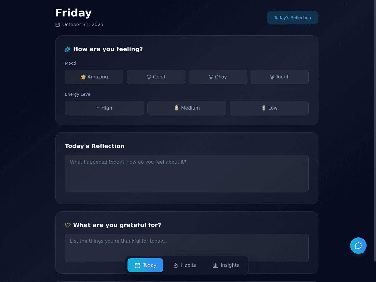 Day to Day Dashboard