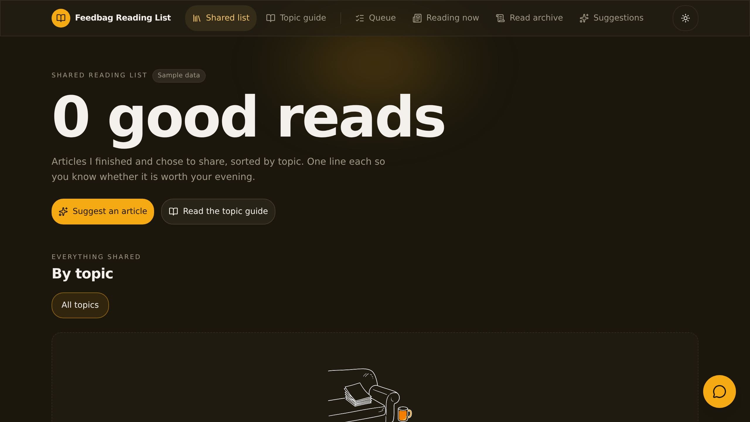Feedbag Reading List preview