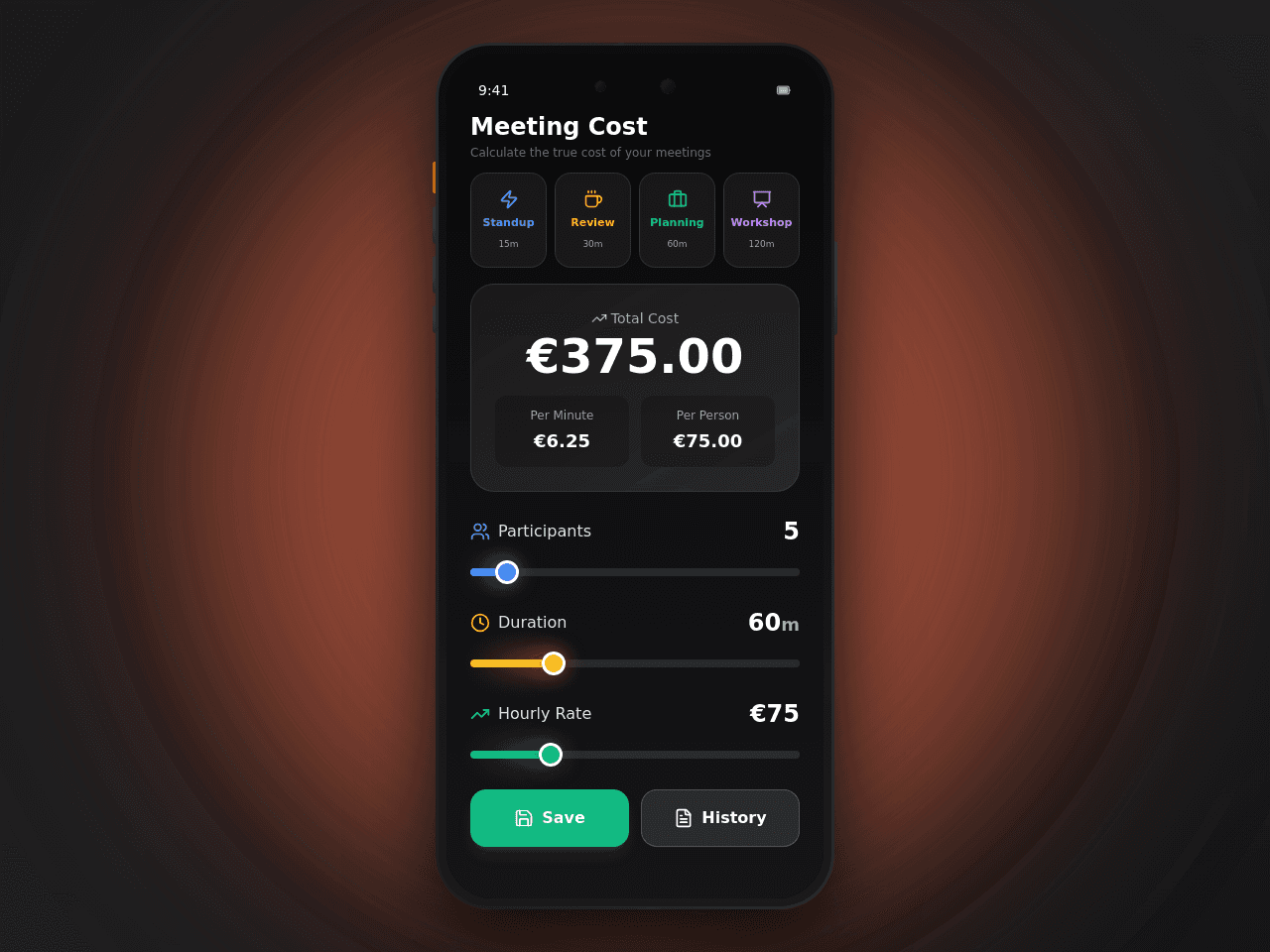 Meeting Cost Calculator
