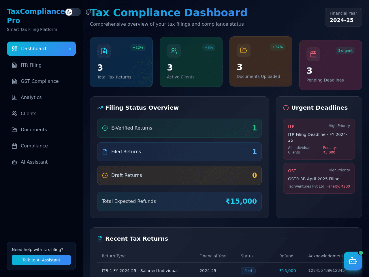 Tax Portal Builder