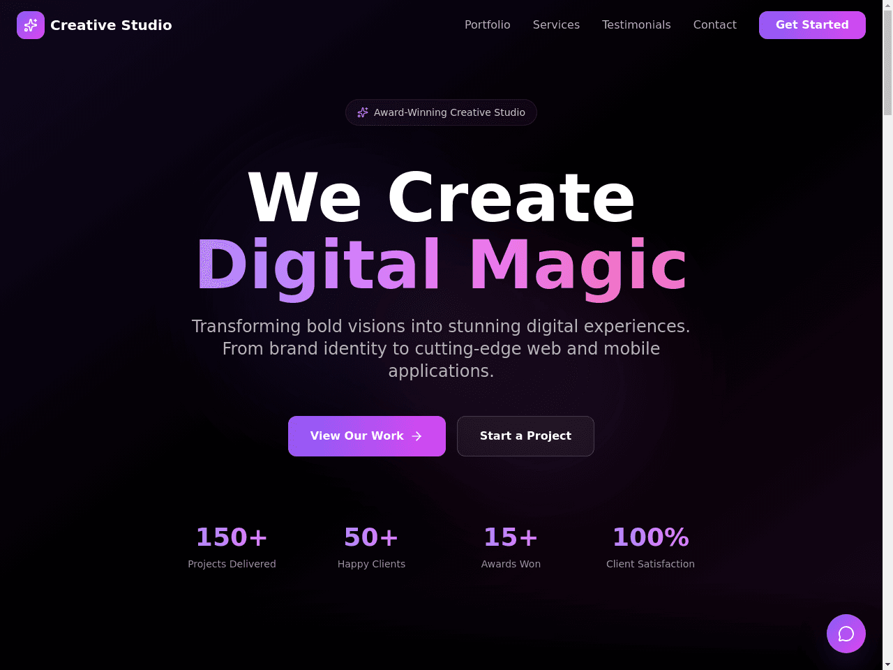 Creative Agency Portal