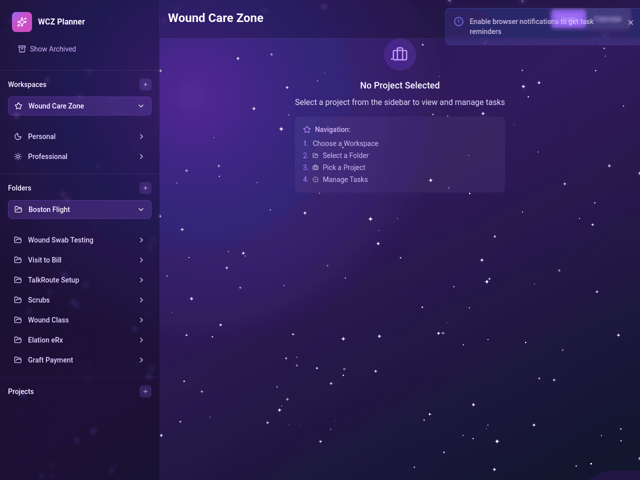 Celestial Task Manager