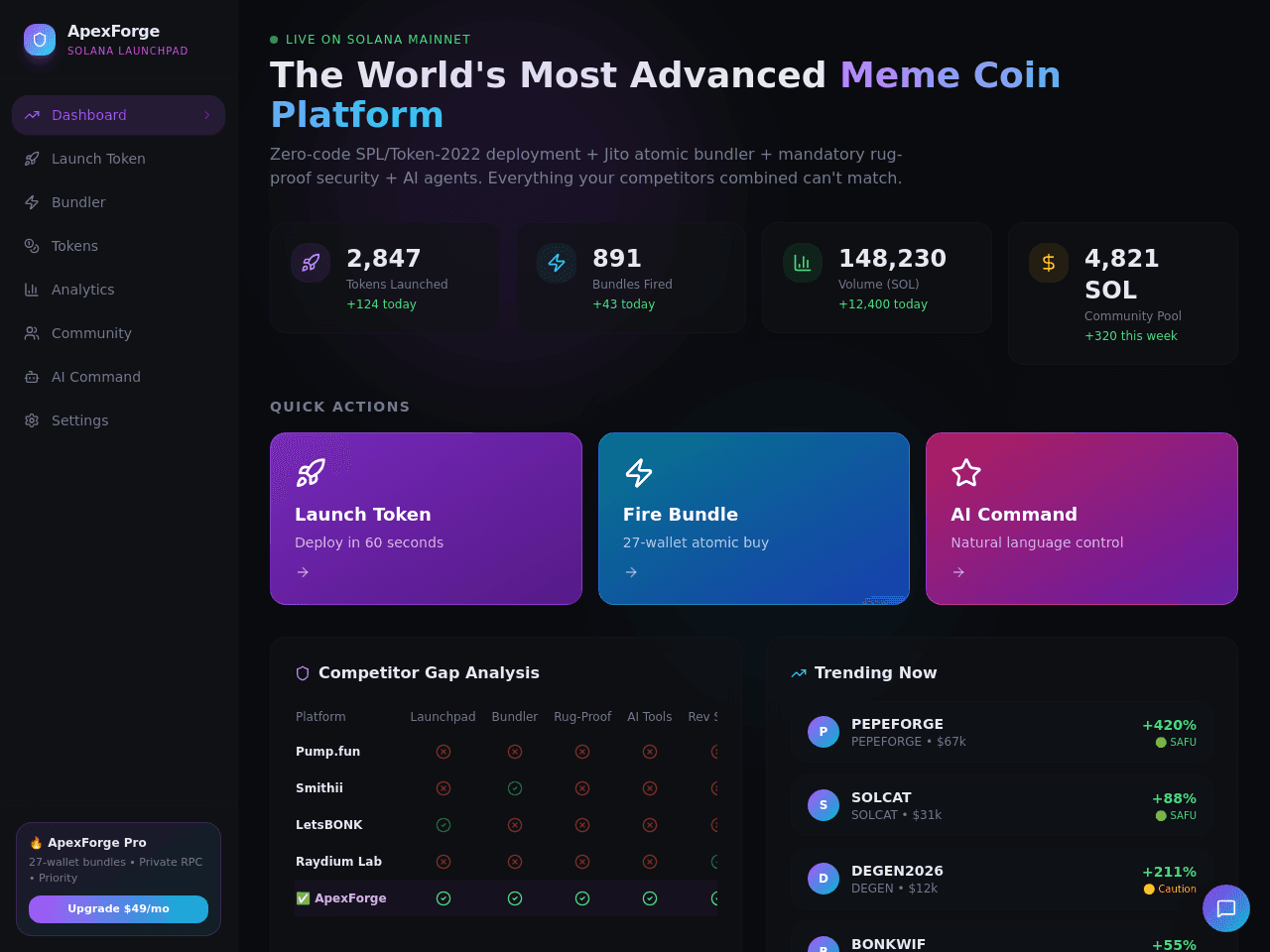 Apex Launch Portal
