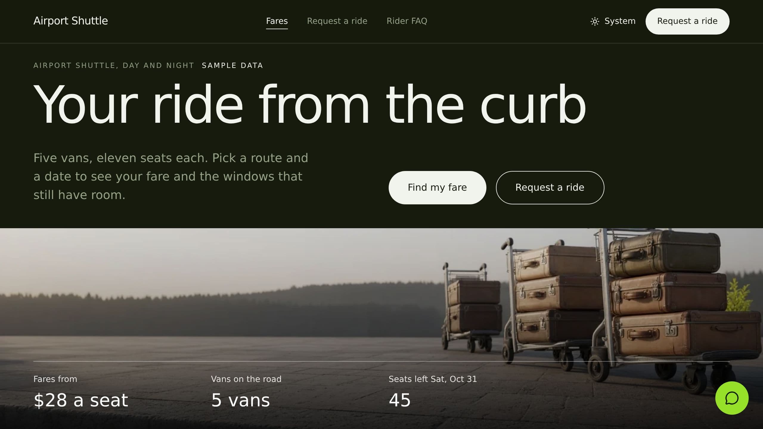 Airport Shuttle Booking preview