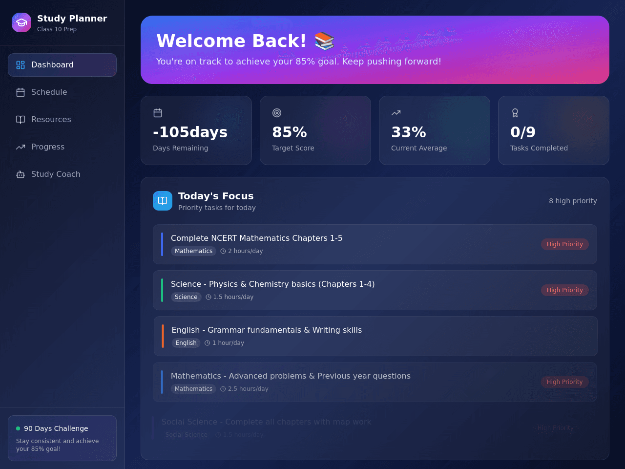 Study Success Portal