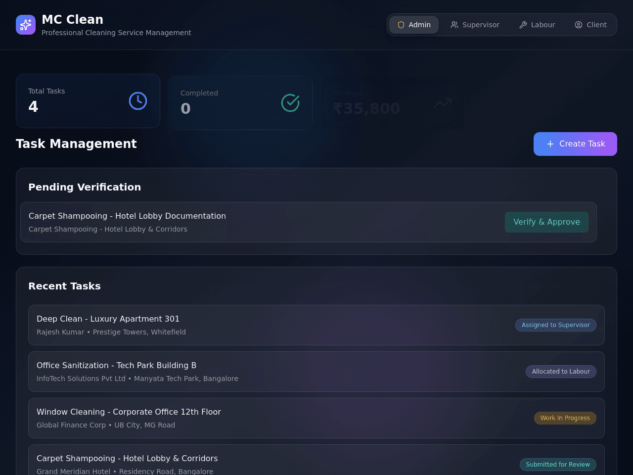 Clean Task Manager