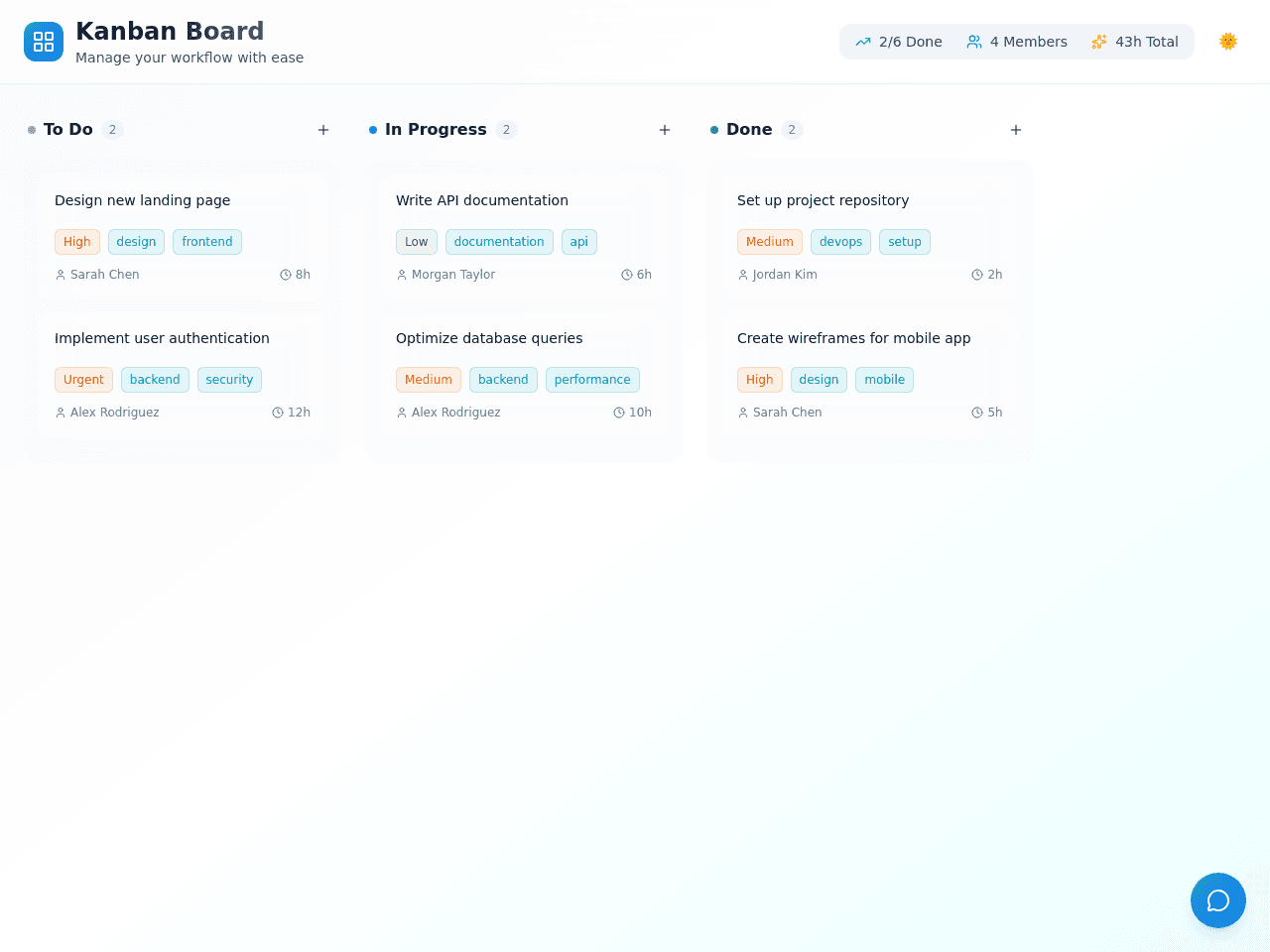 Kanban Task Flow