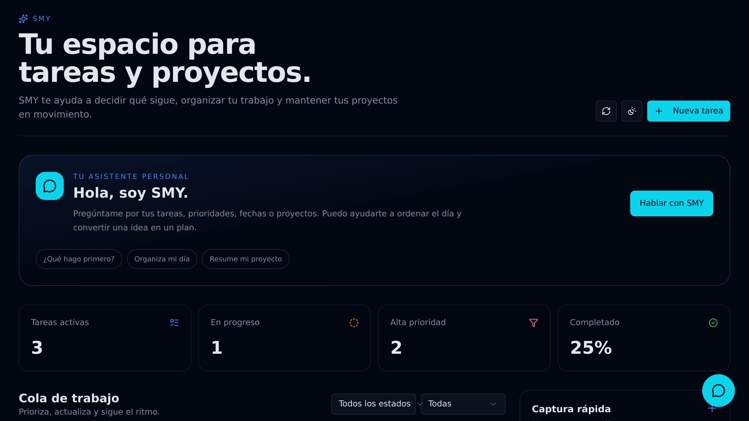 Hola Dashboard