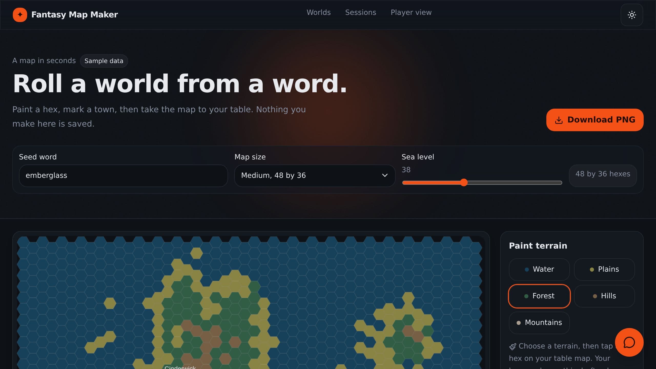 Fantasy Map Maker preview