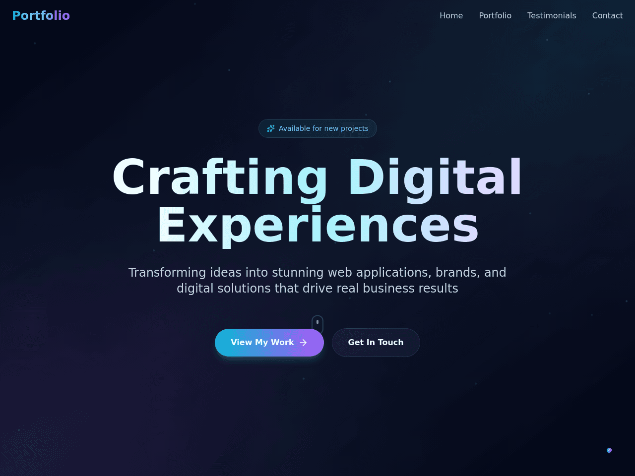 Portfolio Showcase Studio