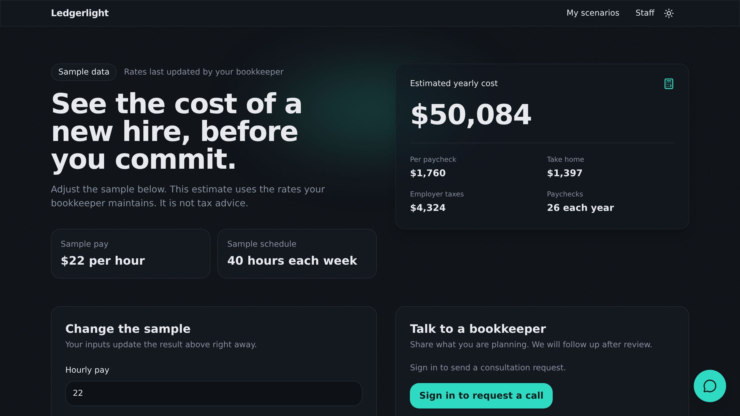 Take Home Pay preview