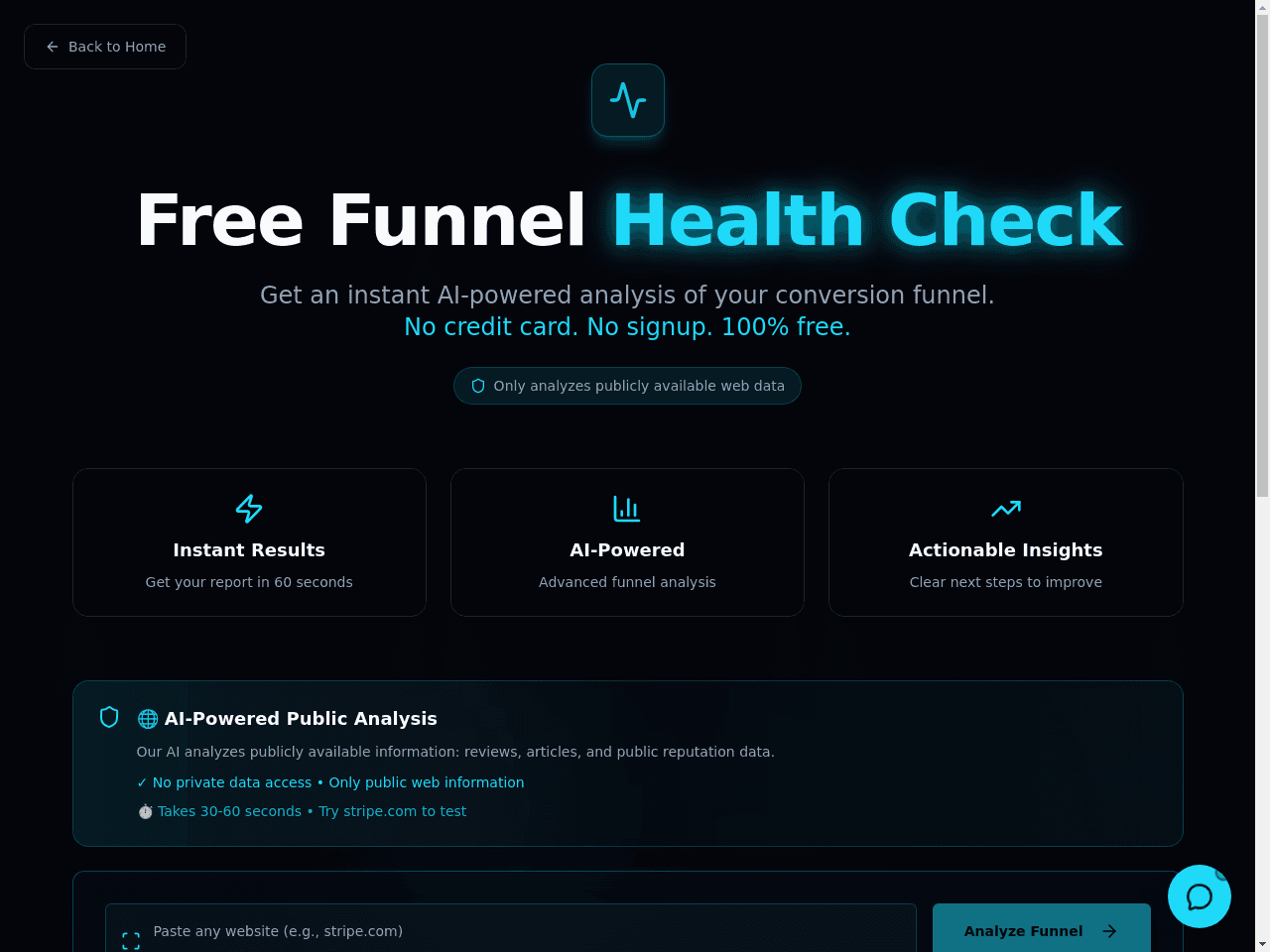 Health Funnel Analyzer