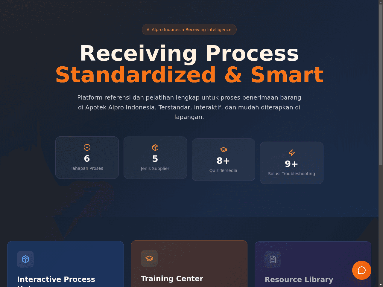 Receiving Process Portal