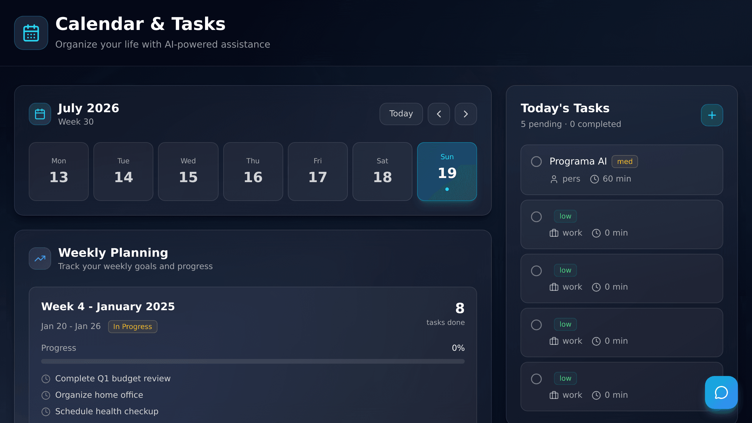 Schedule Sync Dashboard