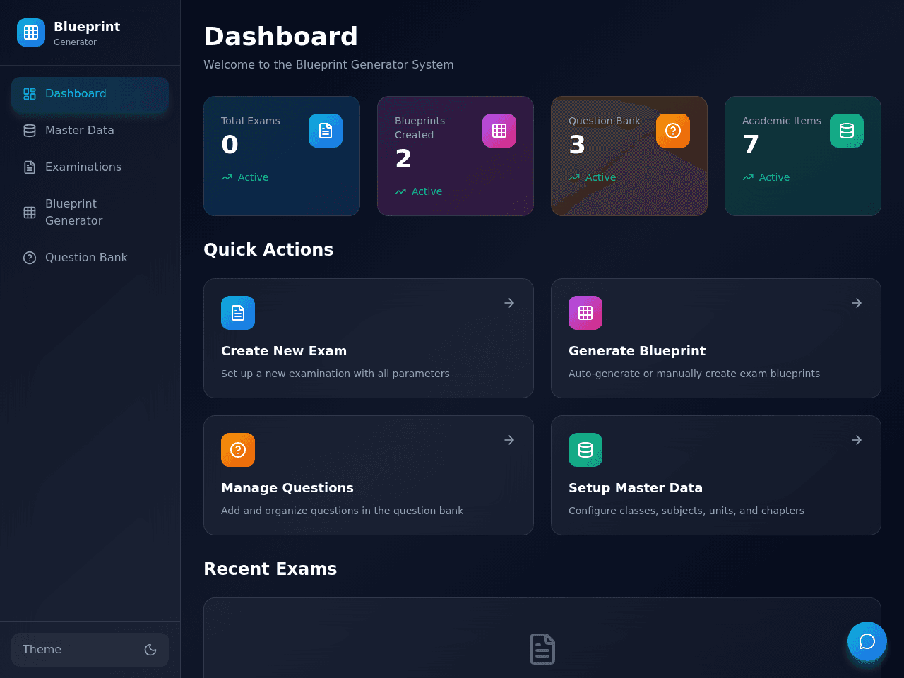 Blueprint Creator Portal