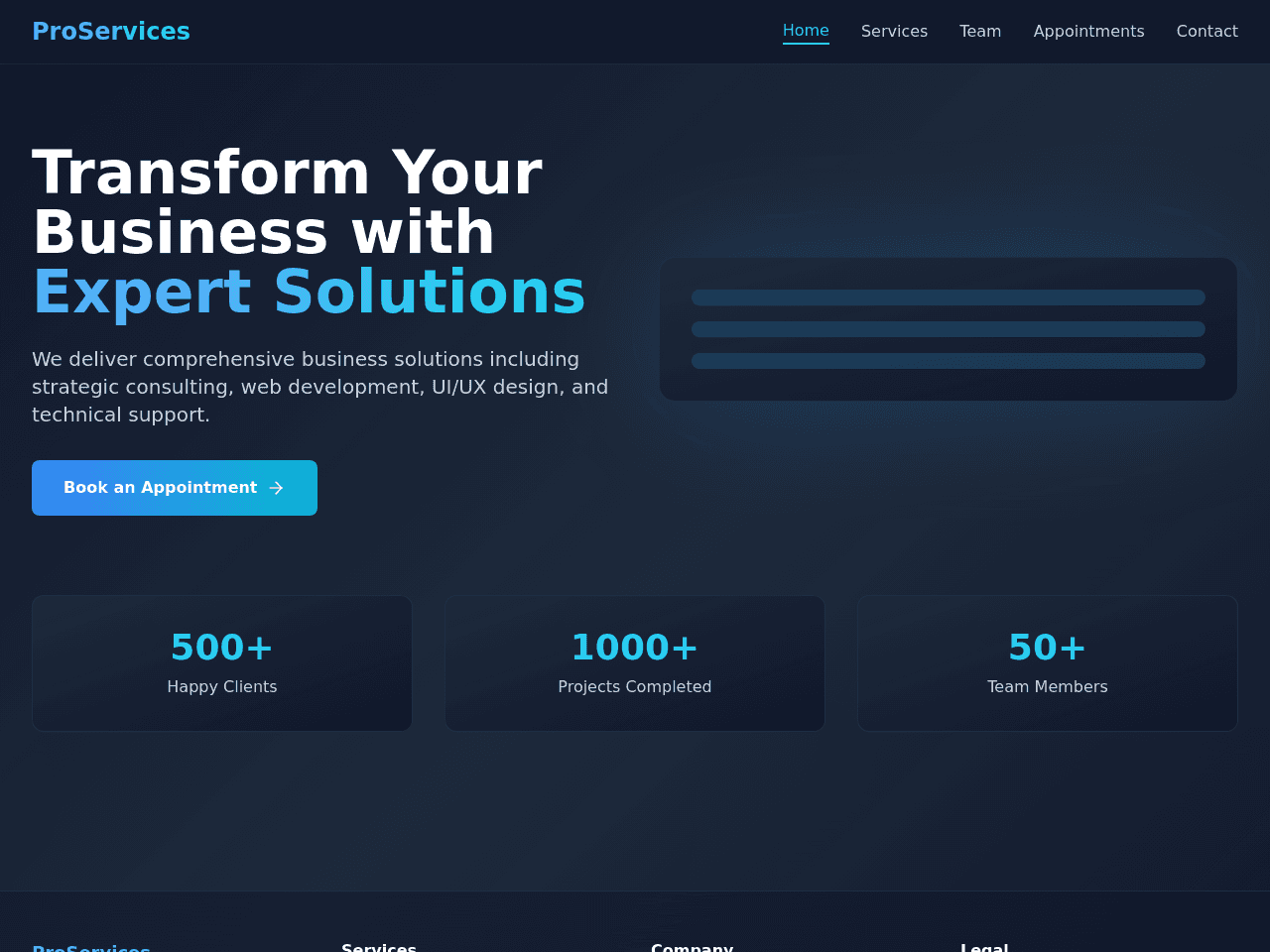 Business Site Builder