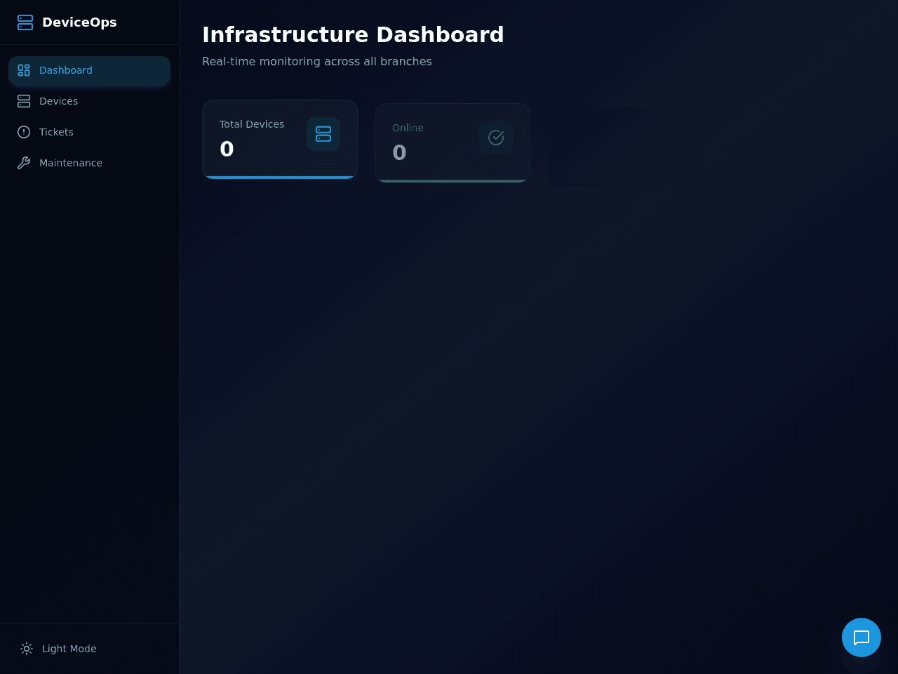 Infrastructure Monitor Dashboard